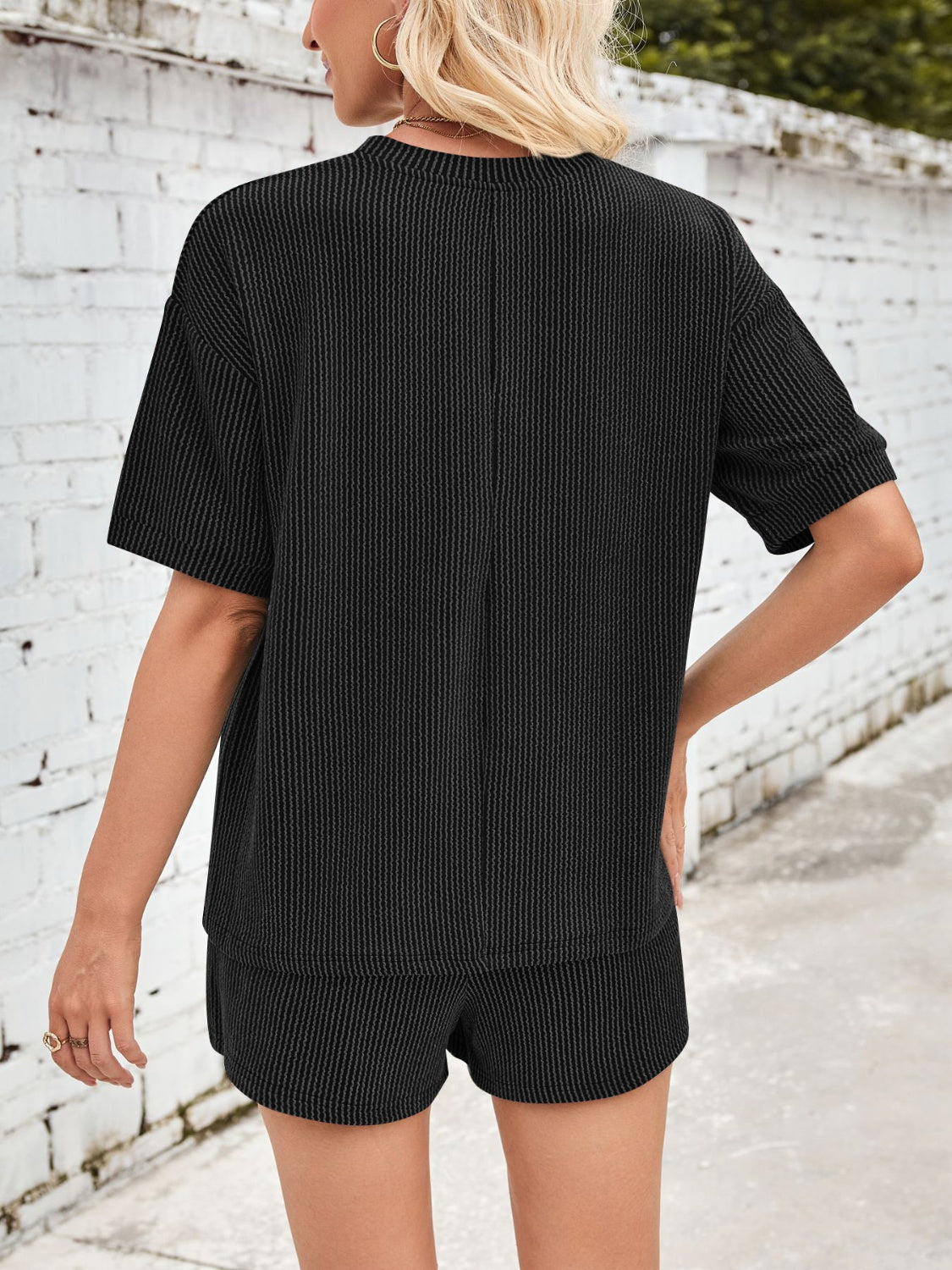 Elara™ | Comfortable ribbed loungewear set