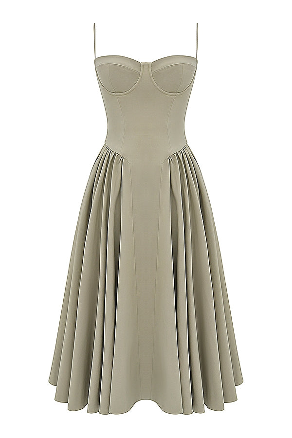 Felicity - Corset Midi Dress