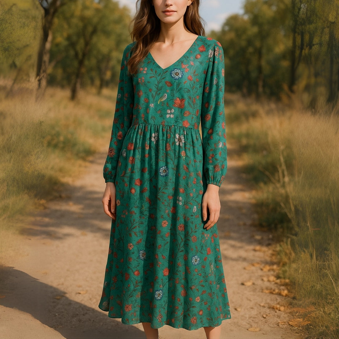 Holly™ Flower Long Dress