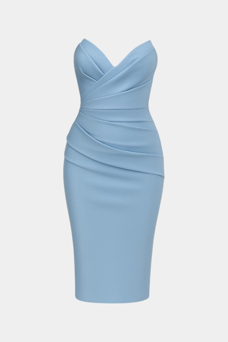 Iveta - Strapless Backless Dress