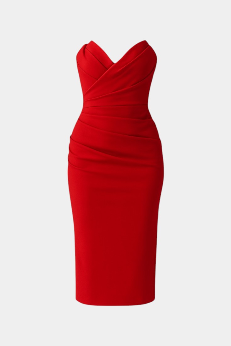 Iveta - Strapless Backless Dress