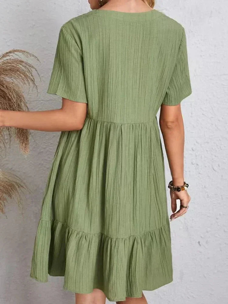 Marilyn - Elegant Dress with Belly Cover