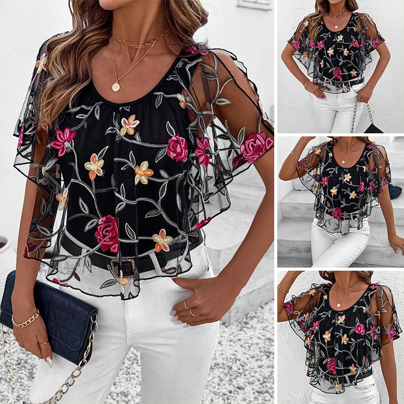 Moria™ | Lace Top with Print