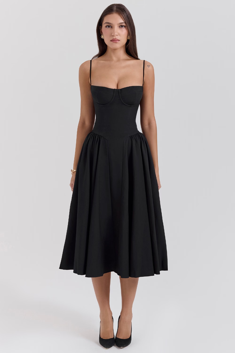 Felicity - Corset Midi Dress