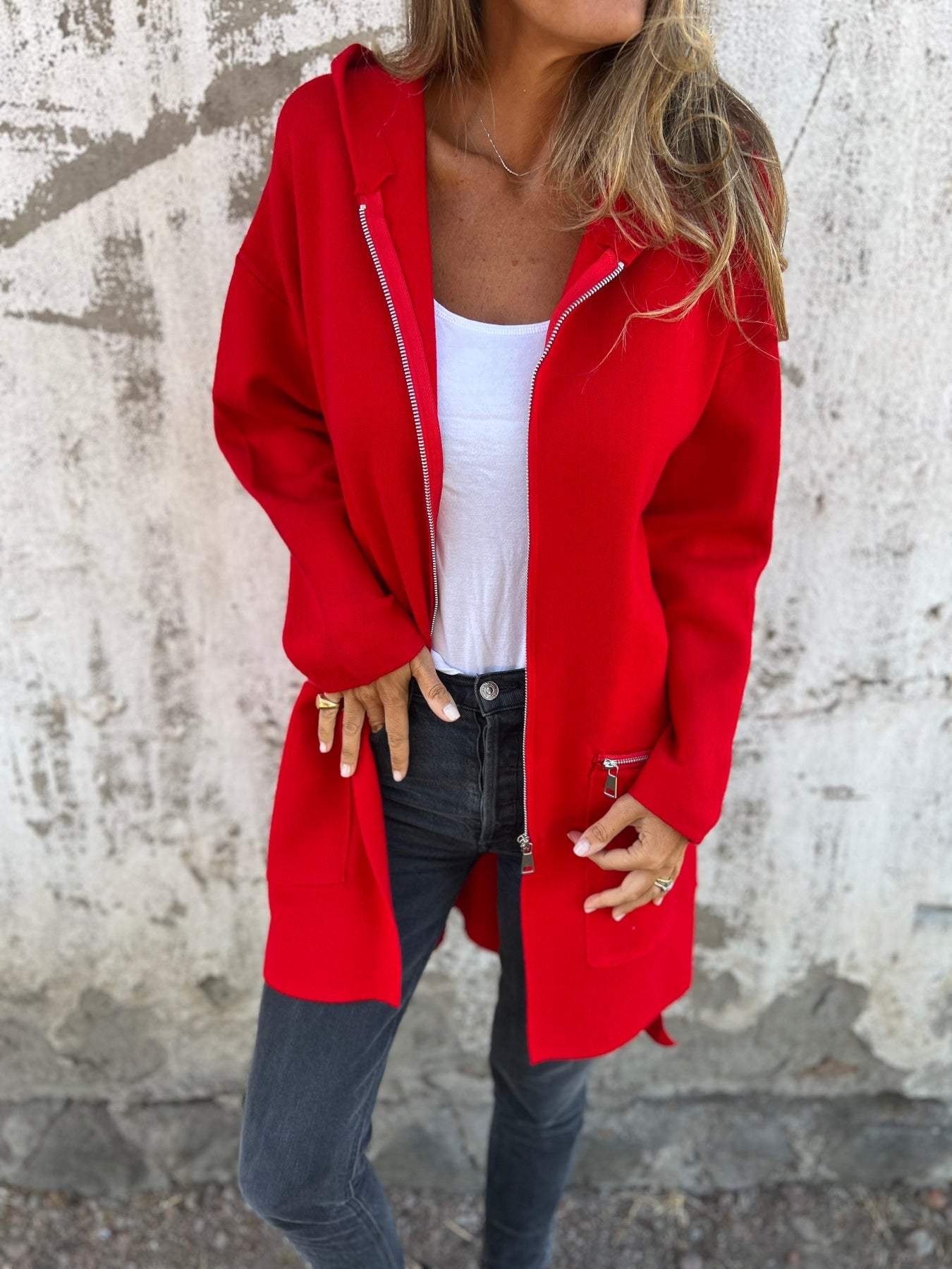Palisades | Long Zip-Up Cardigan