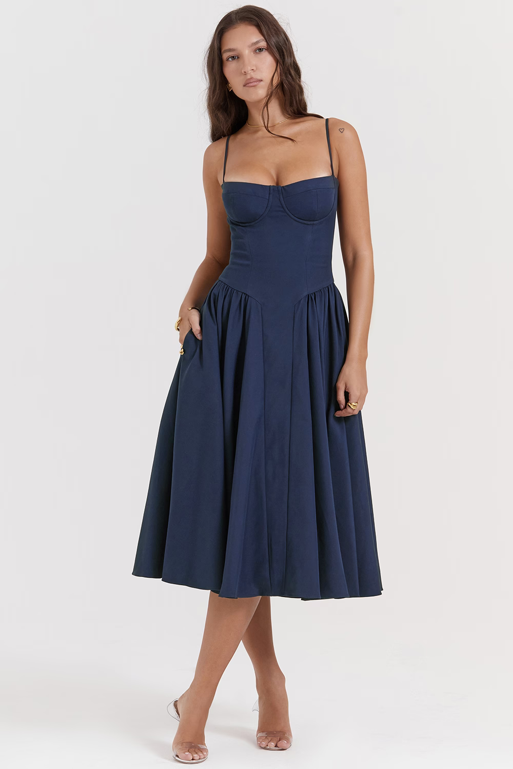 Felicity - Corset Midi Dress