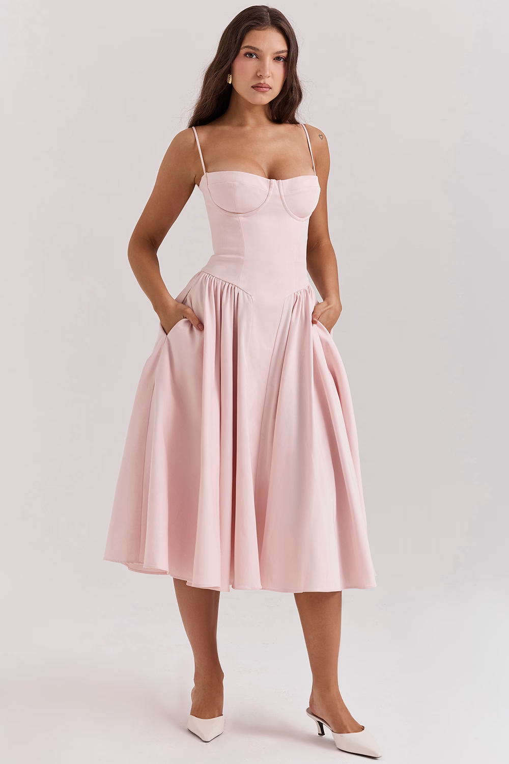 Felicity - Corset Midi Dress