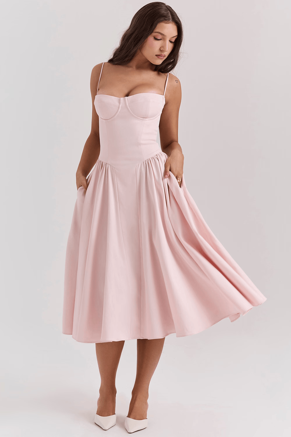 Felicity - Corset Midi Dress