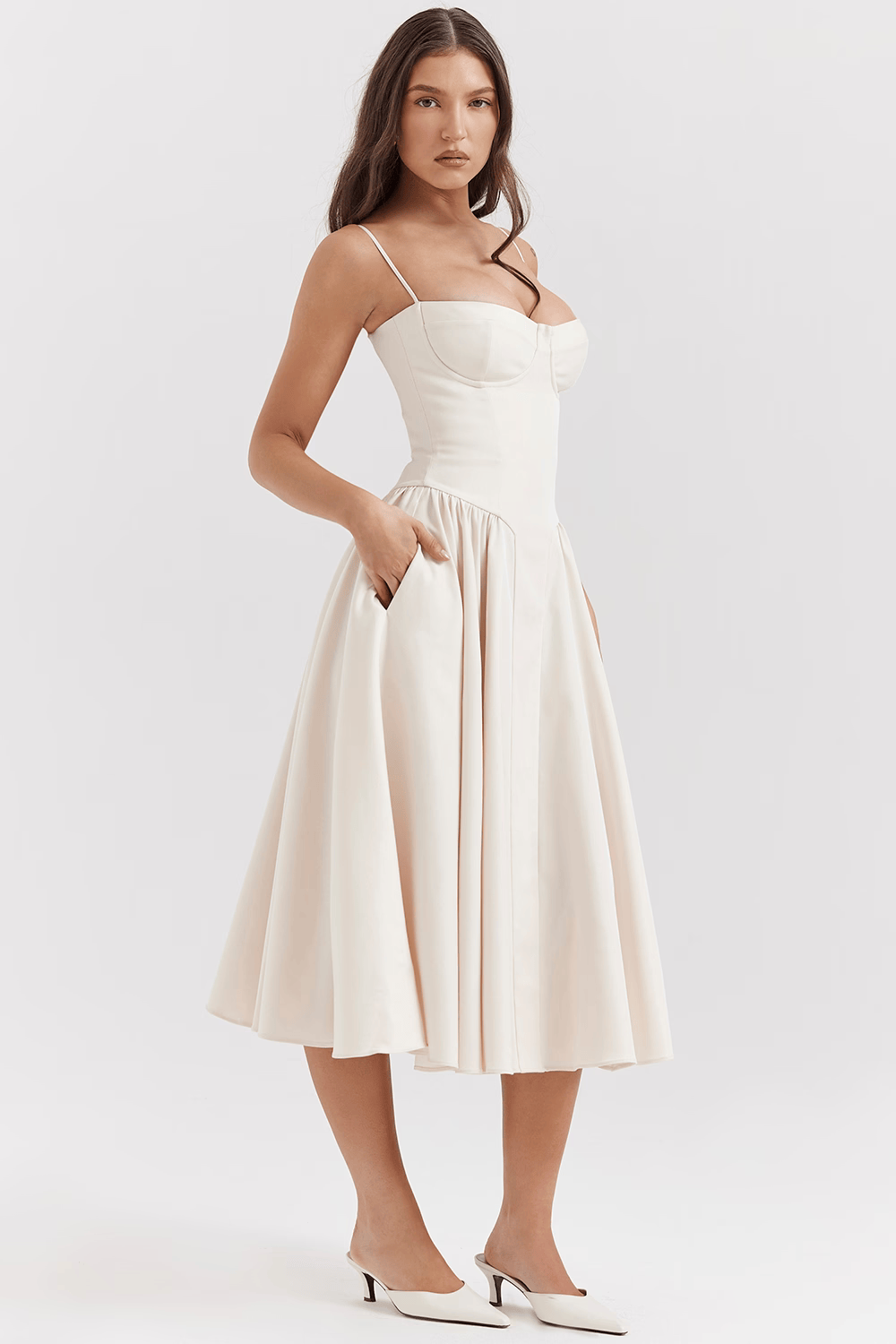 Felicity - Corset Midi Dress