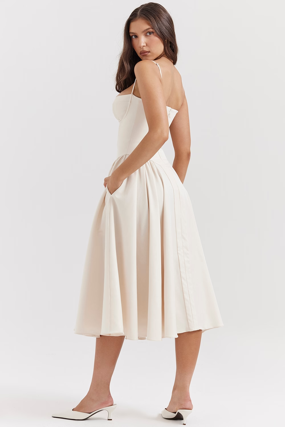 Felicity - Corset Midi Dress