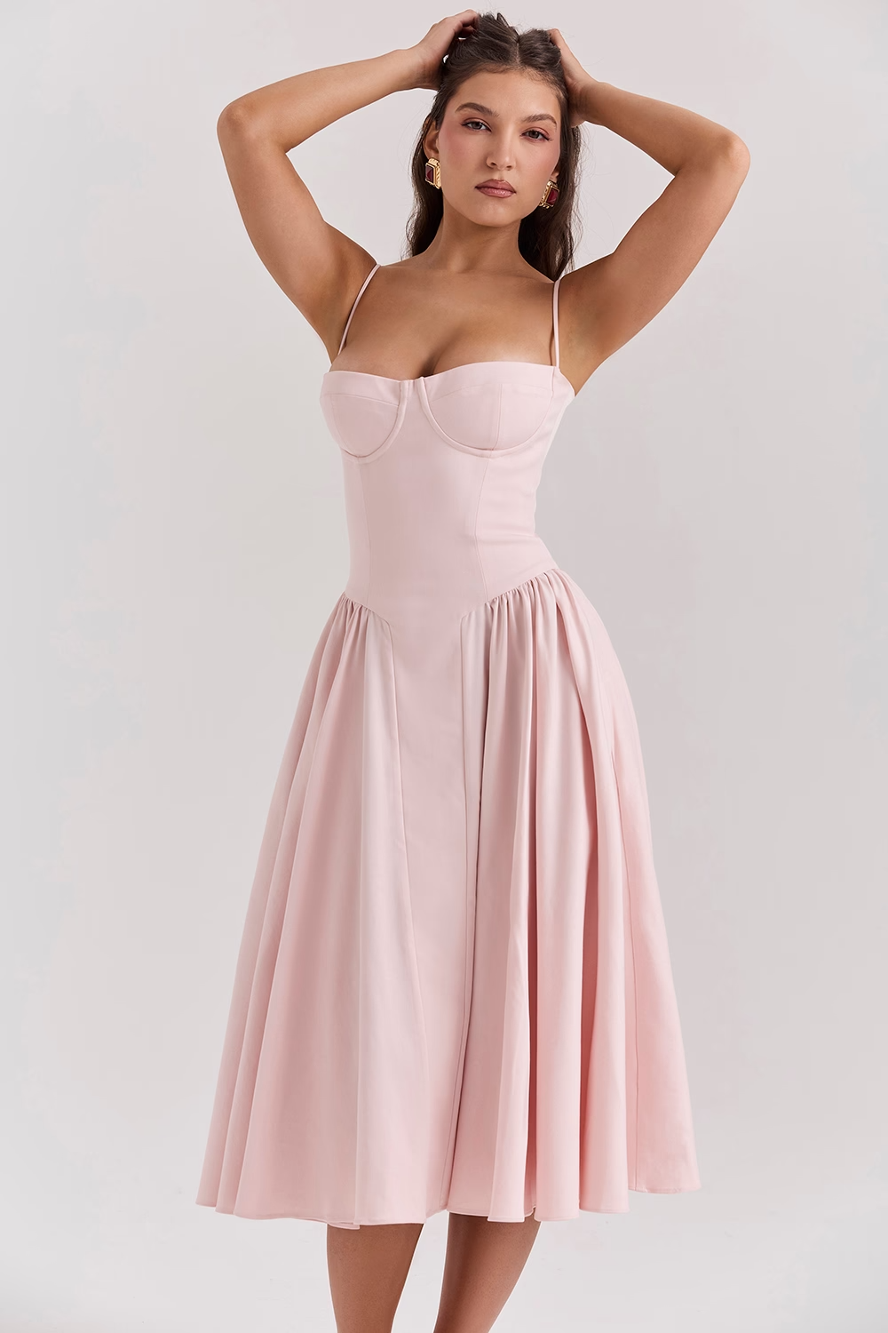 Felicity - Corset Midi Dress
