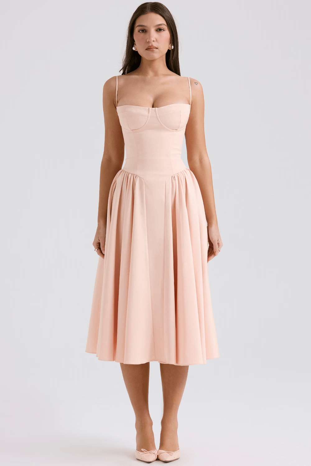Felicity - Corset Midi Dress