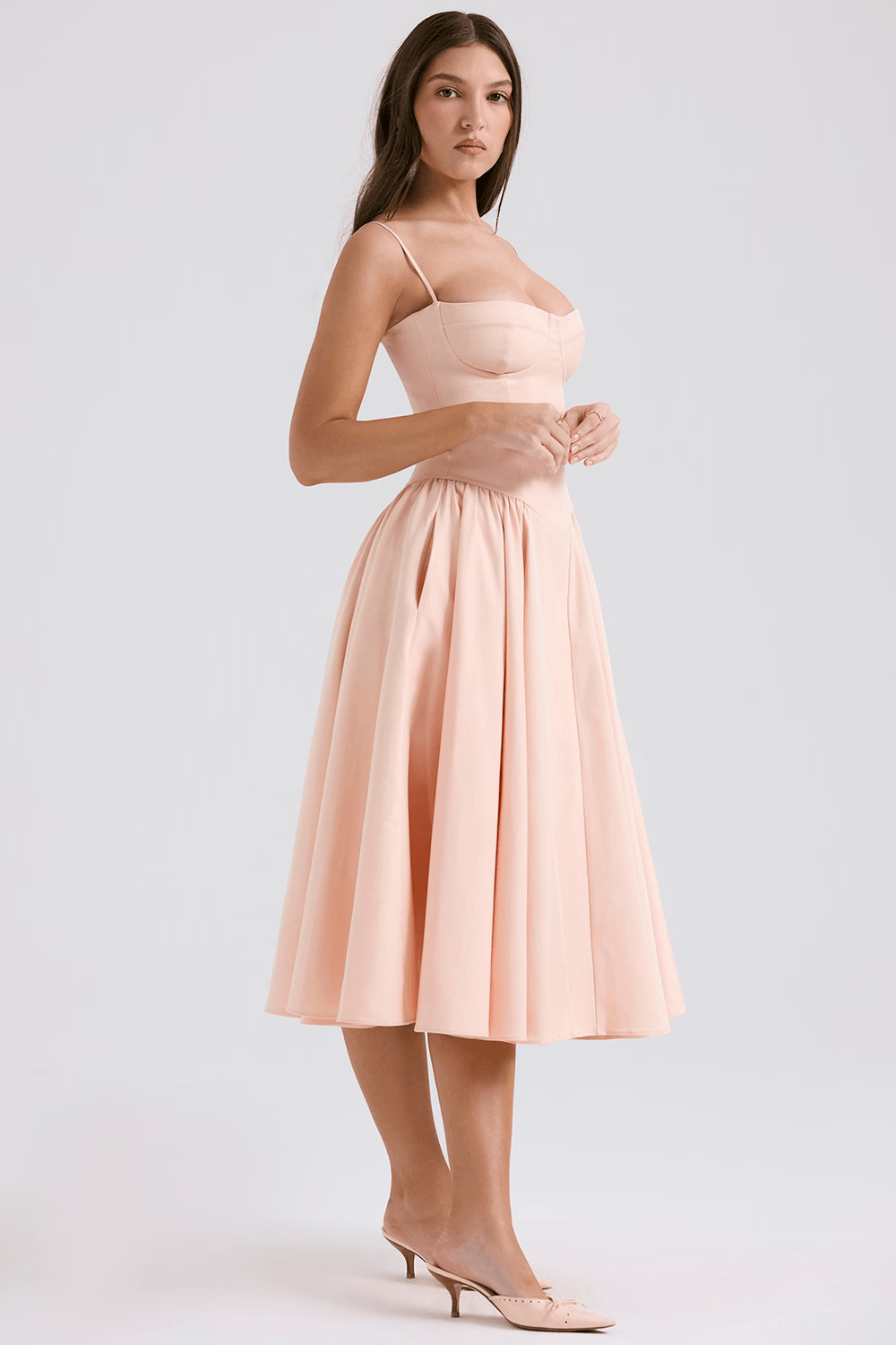 Felicity - Corset Midi Dress