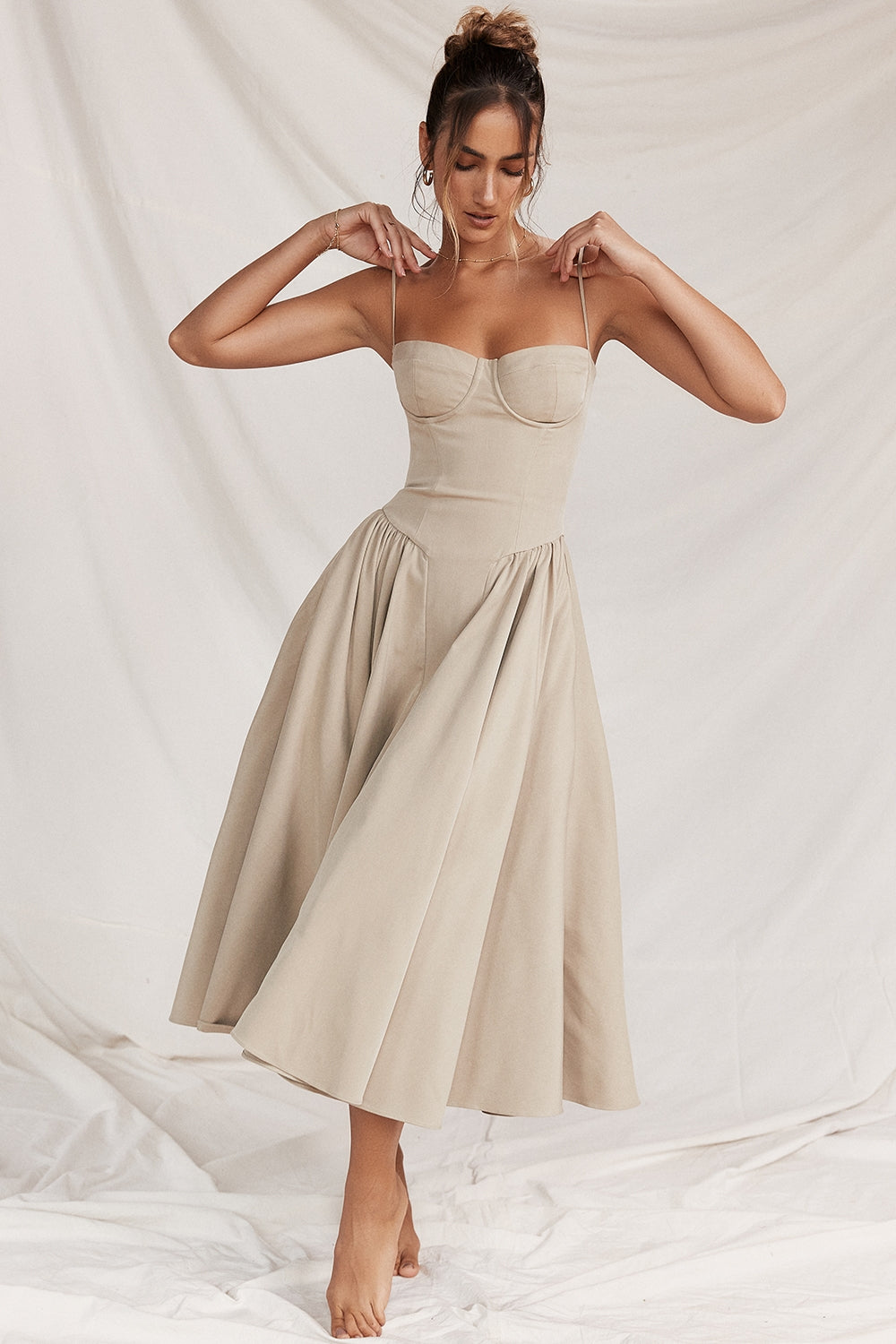 Felicity - Corset Midi Dress