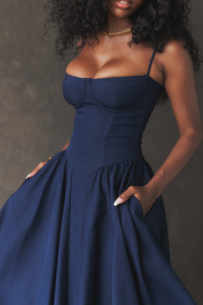 Felicity - Corset Midi Dress