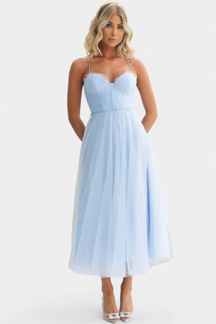 Eileen Corset Tulle - Midi Dress
