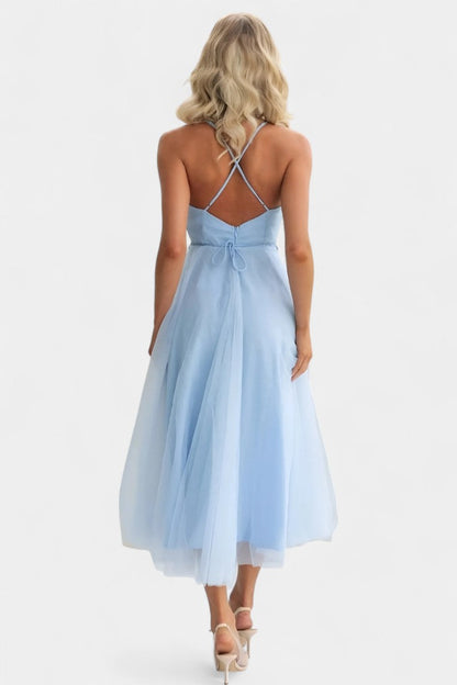 Eileen Corset Tulle - Midi Dress