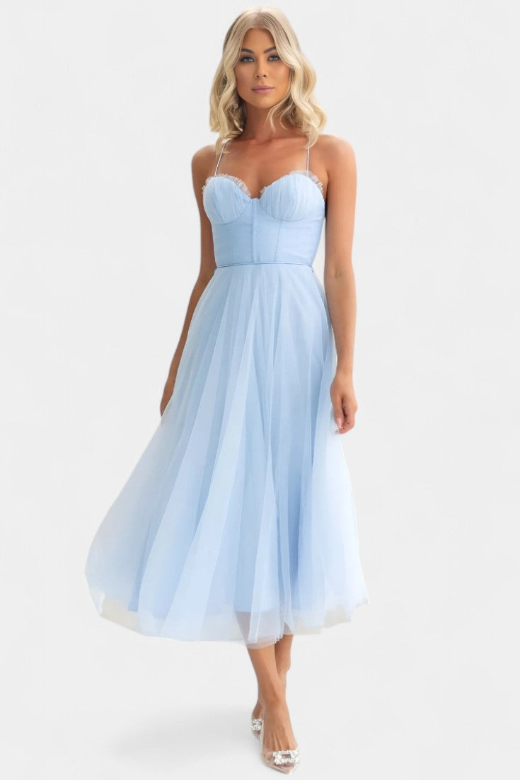 Eileen Corset Tulle - Midi Dress