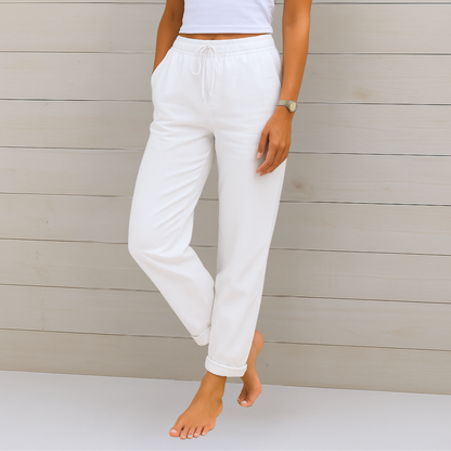 MAYLORA | Premium breathable linen stretch pants