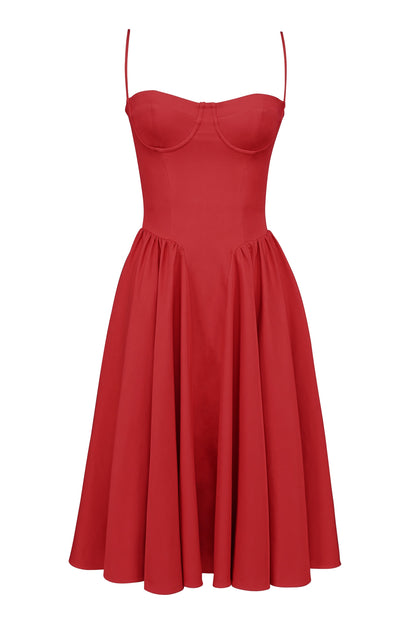 Felicity - Corset Midi Dress