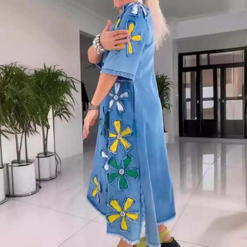 Marilyn - Casual dress with round neck
