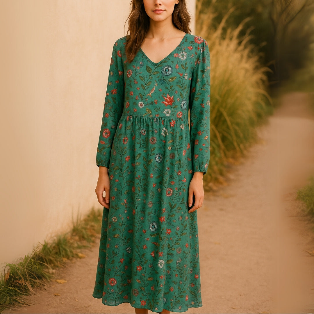 Holly™ Flower Long Dress