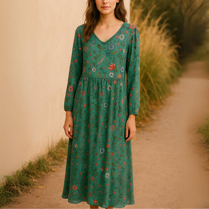 Holly™ Flower Long Dress