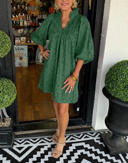 Izabella™ Cotton Jacquard Dress
