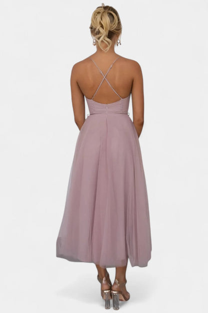 Eileen Corset Tulle - Midi Dress