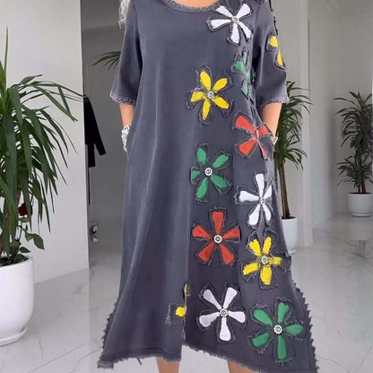 Marilyn - Casual dress with round neck