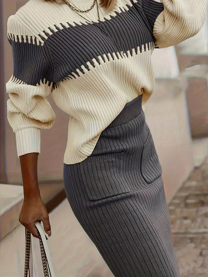 Anastasia Panel Knit Co-Ord