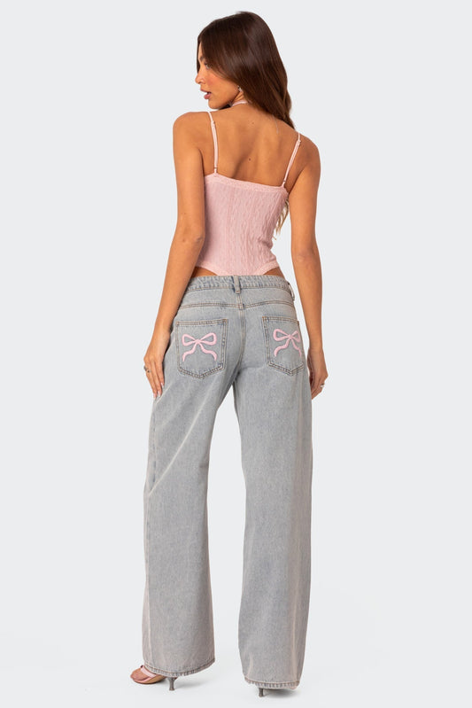 Hope - Bow Jeans