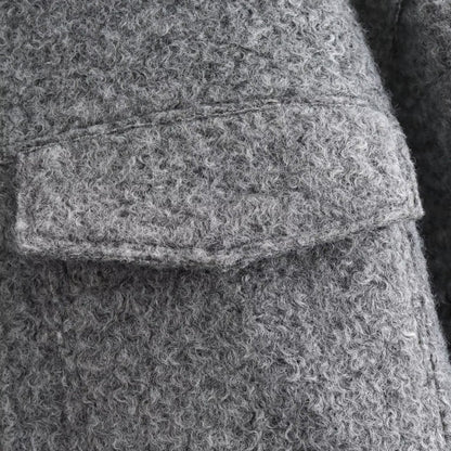 Marilyn -  Grey Cropped Jacket