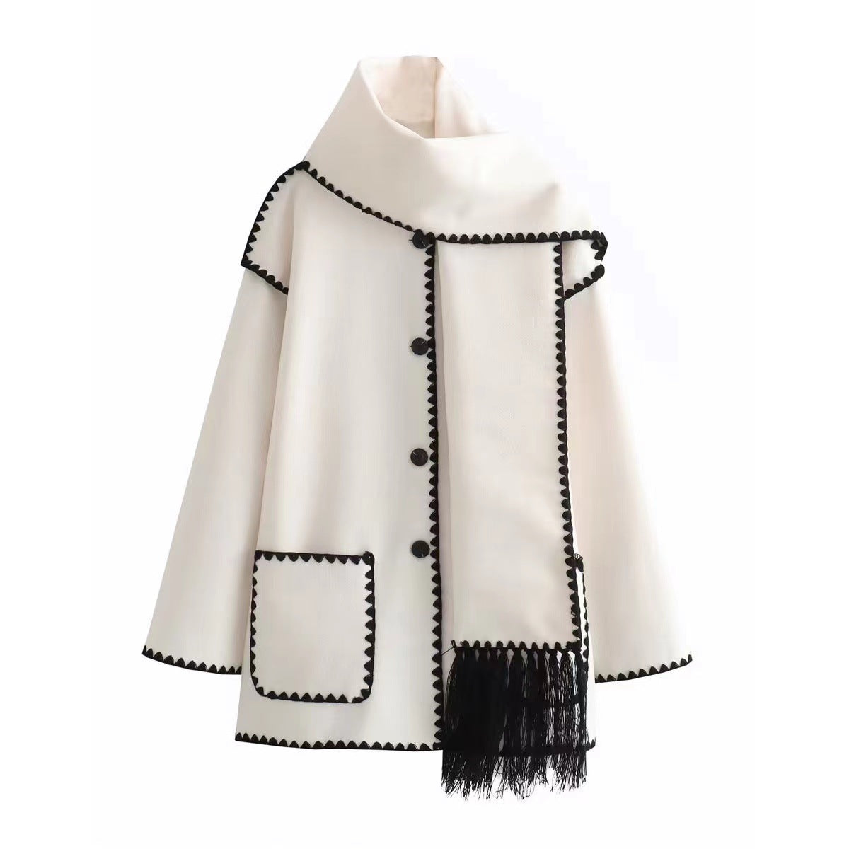 Marilyn - Long-Sleeve Faux Fur Blouse