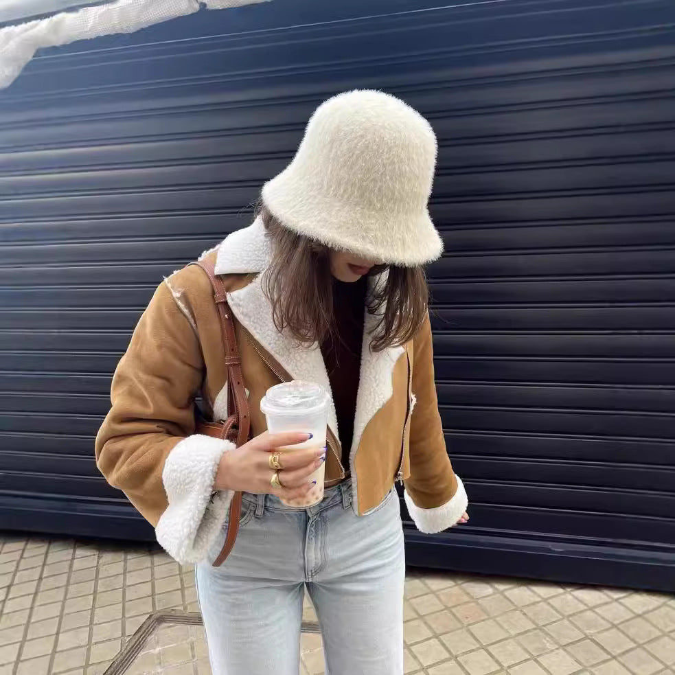 Marilyn - Brown Crop Jacket