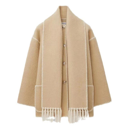 Marilyn - Long-Sleeve Faux Fur Blouse
