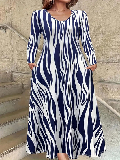 Zara | Plus Size Longsleeve Dress with pockets
