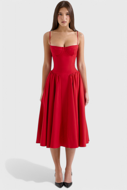 Felicity - Corset Midi Dress