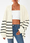 Striped White Black