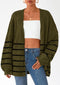 Striped Army Green