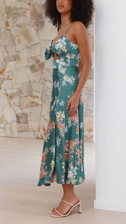 Aurora | Floral Midi Dress