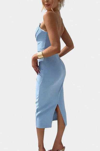 Iveta - Strapless Backless Dress