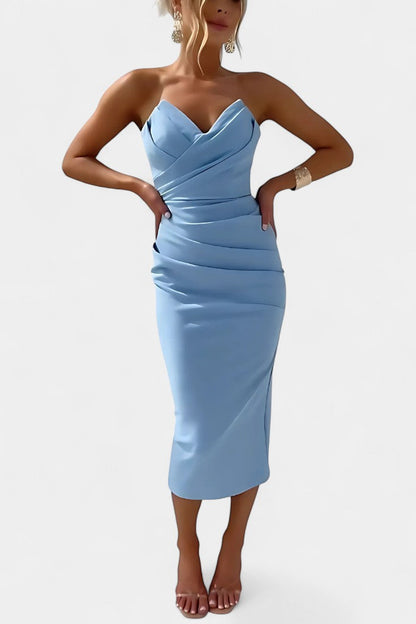 Iveta - Strapless Backless Dress