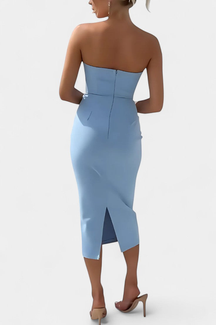 Iveta - Strapless Backless Dress