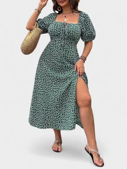 Breezaya | Plus-Size Floral Maxi Dress