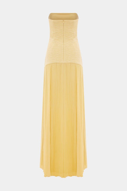 Deia | Flared Sleeve Mesh Maxi Dress