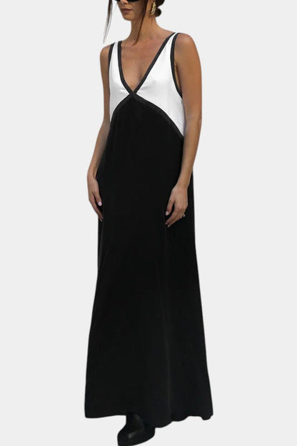 Diamond | Lightweight V-Neck Maxi Dress