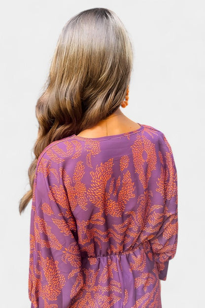Elara | Knotted V-Neck Soft Dress