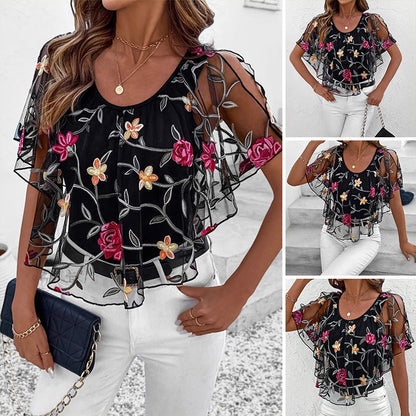 Moria™ | Lace Top with Print