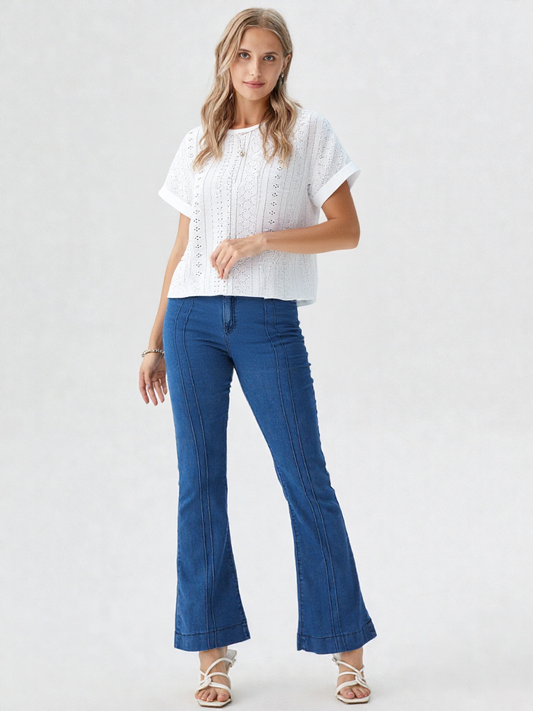 Riza - Eyelet Top